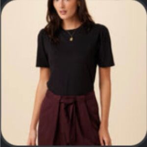 NWT Amour Vert Odilia Reverie Slub Tee